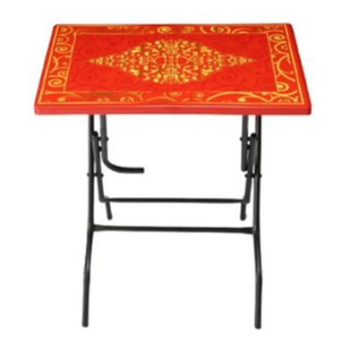 TEL Two Seated Restaurant Table Printed Red - 861630 image