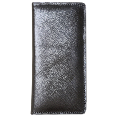 THE MEN's CODE Chocolate Color Leather Long Wallet - For Men/Women - MWL004 image