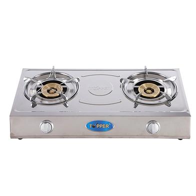 TOPPER Daisy Double Stainless Steel Auto Stove LPG image