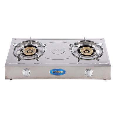 TOPPER Daisy Double Stainless Steel Auto Stove NG image