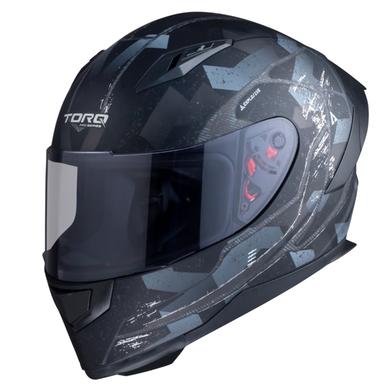 TORQ Legend Warfare Helmets - Grey And Black image