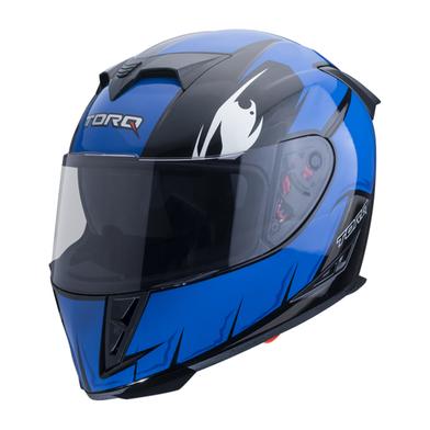 TORQ Ranger Reaper Helmets - Glossy Blue And Black image