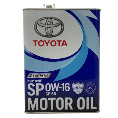 TOYOTA OEM SP 0W-16 Synthetic Motor Oil 4L image