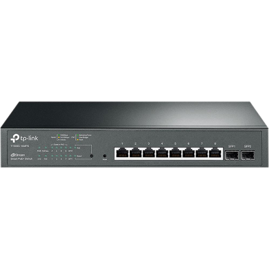 TP-LINK T1500G-10MPS 10-Port Gigabit Smart Switch with 8-Port PoE plus image