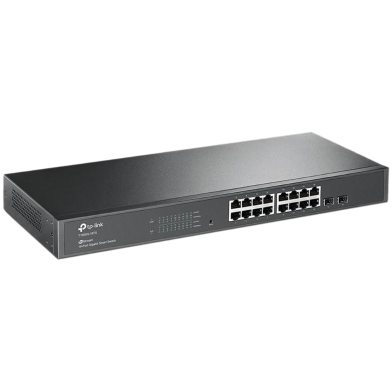 TP-LINK T1600G-18TS (TL-SG2216) 16-Port Gigabit Smart Switch with 2 SFP Slot image