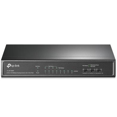 TP-Link TL-SF1008P 8-Port 10/100 Mbps Desktop Switch with 4-Port PoE plus image