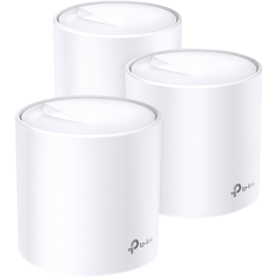 TP-Link Deco X60 AX3000 Whole Home Mesh Gigabit Wi-Fi 6 System Router (3-pack) image