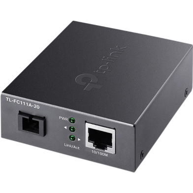 TP-Link TL-FC111A-20 10/100 Mbps RJ45 to 100 Mbps Single-mode SC WDM Bi-Directional Fiber Converter image