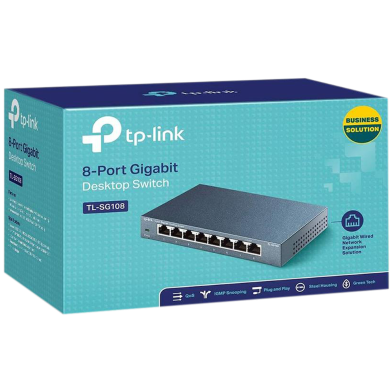 TP-Link TL-SG108 8-Port Gigabit Desktop Switch image