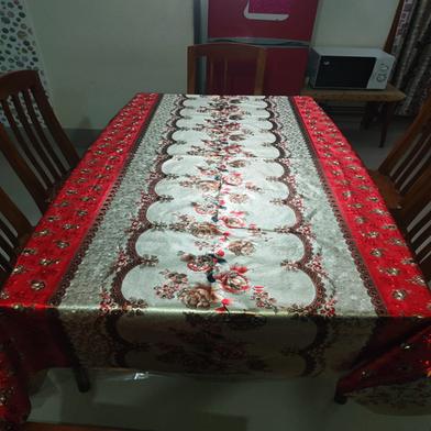 Table Cloth/Mat Pvc 5D Red Colour 84/54 Inch image
