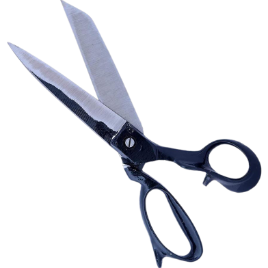 Tailoring Scissors Black Colour Best And Effective Product To Your Life (Free Inside Inc Tape) image