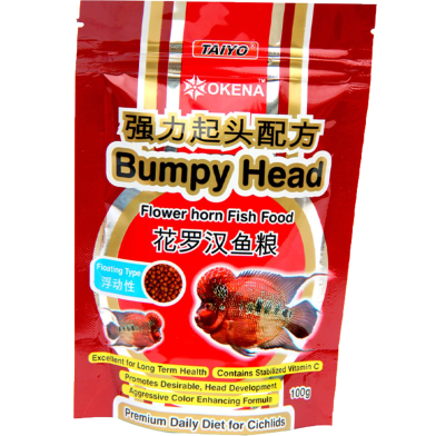Taiyo Okena Bumpy Head Flower Horn Fish Food Pouch 100 gm price in  Bangladesh