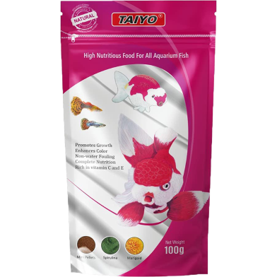 Taiyo Pink Fish Food 100 gm image