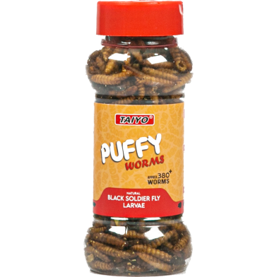 Taiyo Puffy Worms Dried Black Soldier Fly Larvae 45 gm image