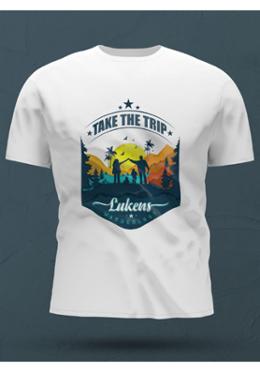 Take The Trips Men's Stylish Half Sleeve T-Shirt image