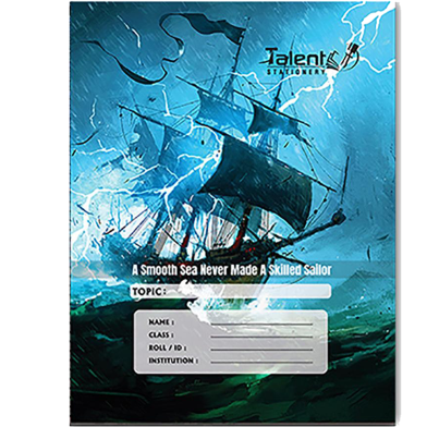 Talent Khata 200 Page Premium White Binding Note Sea image