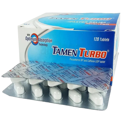 Tamen Turbo 500 mg Plus 65 10's Strip image