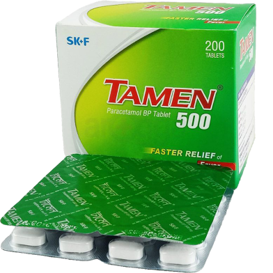 Tamen Ultra 500 mg - 10's Strip Tablet image