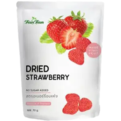 Tan Tan Dried Strawberry 70 gm image