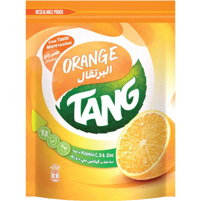 Tang Orange Flavoured Instant Drink Powder Resealable Pouch 1 kg image