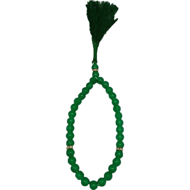 Taqwa 33 Dana Stone Tasbih-স্টোন তাসবিহ (Green Color) image