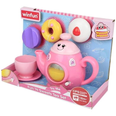 Tea Set For Kids Winfun Fun 'N Sweets- 00754G image