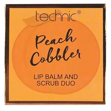 Technic Lip Scrub and Balm Duo - Peach Cobbler image