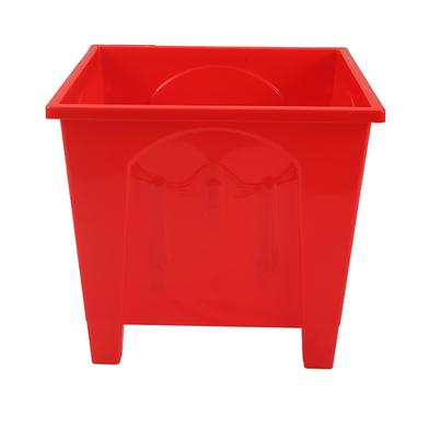 Tel Square Flower Tub 12inch Red 15L - 861583 image