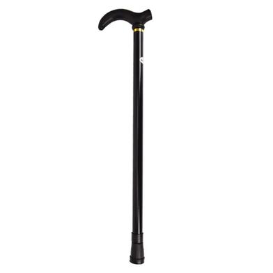 Telescopic Walking Stick Cane Hiking Rubber Tips 6 Grade Alpenstock for Elderly image