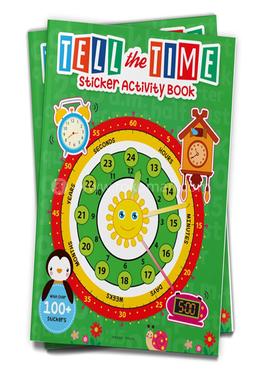 Tell the Time Sticker Activity Book image