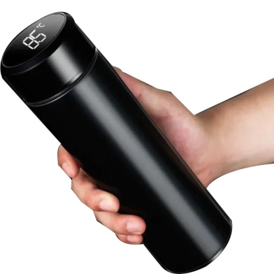 Temperature Thermos Water Bottle with Temperature Display Vacuum Flask Smart Temperature Water Traveling Bottle 500 ML image