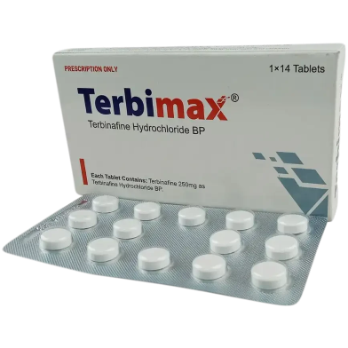 Terbimax 250 mg Tablet-14's Strip image