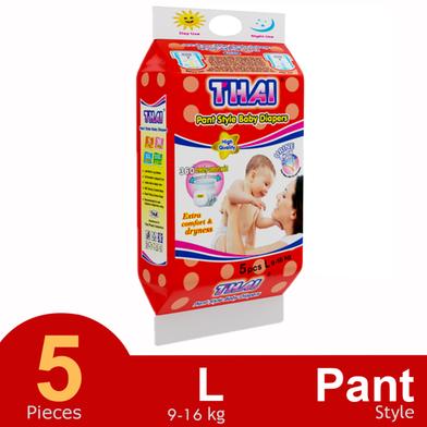 Thai Pant System Baby Diapers (L Size) (9-16kg) (5pcs) image