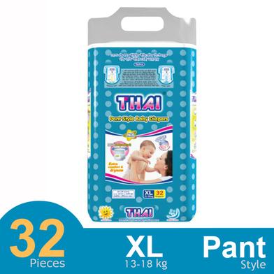 Thai Pant System Baby Diapers (XL Size) (13-18kg) (32pcs) image