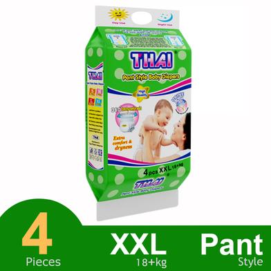 Thai Pant System Baby Diapers (XXL Size) (15-25 kg) (4pcs) image