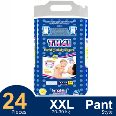Thai Pant System Baby Diapers (XXXL Size) (20-30kg) (24pcs) image