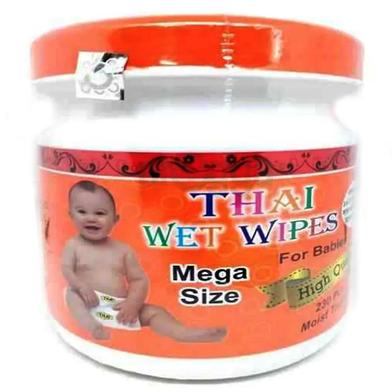Thai Wet Wipes- Orange- Pink- Yellow image