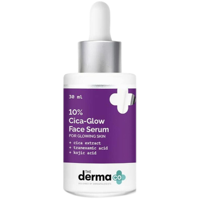 The Derma Co 10percent Cica-Glow Face Serum with Tranexamic Acid and Kojic Acid - 30ml image