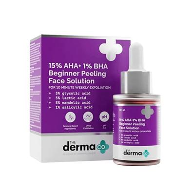 The Derma Co 15Percent AHA Plus 1Percent BHA Beginner Face Peeling Solution image