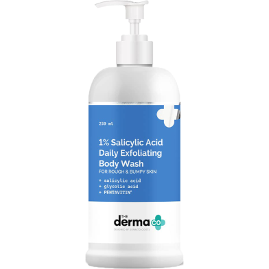 The Derma Co 1 Percent Salicylic Acid Daily Exfoliating Body Wash 250 ml -327303469 image
