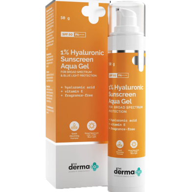 The Derma Co 1parcen Hyaluronic Sunscreen Aqua Gel 50 gm image