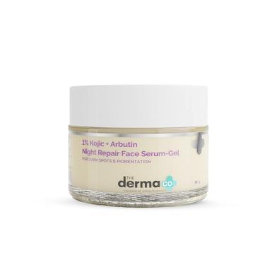 The Derma Co 1percent Kojic plus Arbutin Night Repair Face Serum-Gel - 50g image