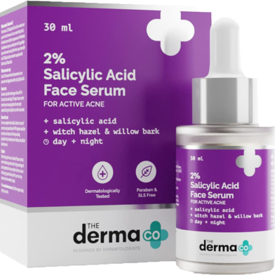 The Derma Co 2 Percent Salicylic Acid Face Serum for Acne and Acne Marks 30 ml image