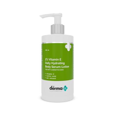 The Derma Co 2percent Vitamin E Daily Hydrating Body Serum-Lotion with Vitamin E, Lactic Acid and Oat Extract - 250 ml image