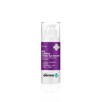 The Derma Co 5percent Caffeine Under Eye Serum - 15ml | Reduce Dark Circles and Puffiness image