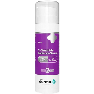 The Derma Co C-Cinamide Radiance Serum - 30ml | Vitamin C and Niacinamide Serum for Glowing Skin -325592773 image