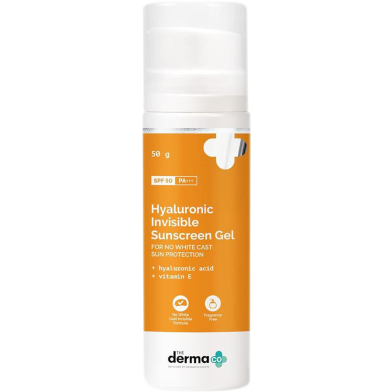 The Derma Co Hyaluronic Invisible Sunscreen Gel - 50g image