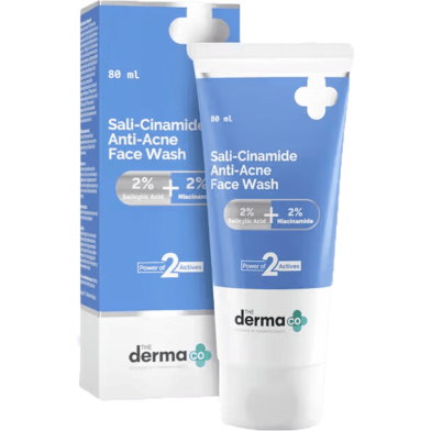 The Derma Co Sali-Cinamide Anti-Acne Face Wash 80 ml -325945535 image