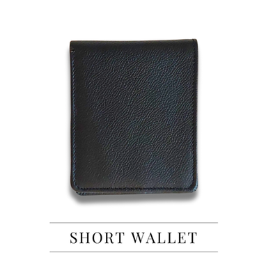 The Men's Code Black Color Short Leather Wallet For Men image