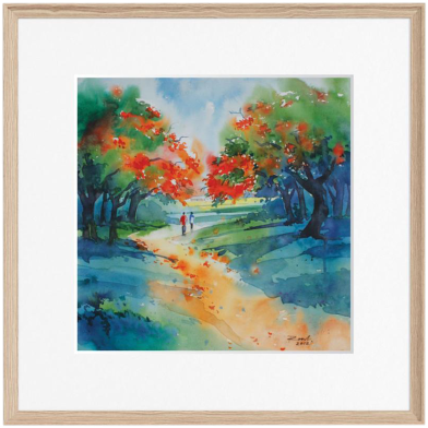 The Spring, Watercolor - (26x26)inches image